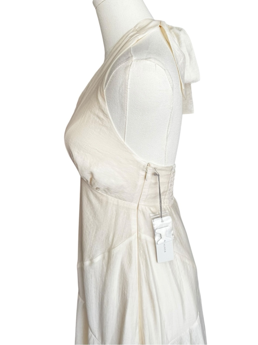 NWT Brochu Walker The Tori Voile Dress in Creme XS - Picture 8 of 16